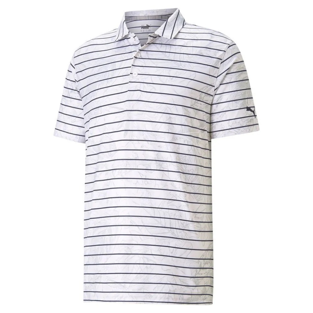 Puma Golf Cloudspun Aerate Polo in Navy Blazer